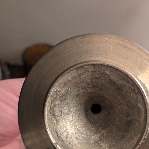 Vintage Brass Candle Holder - Picture 3 of 4